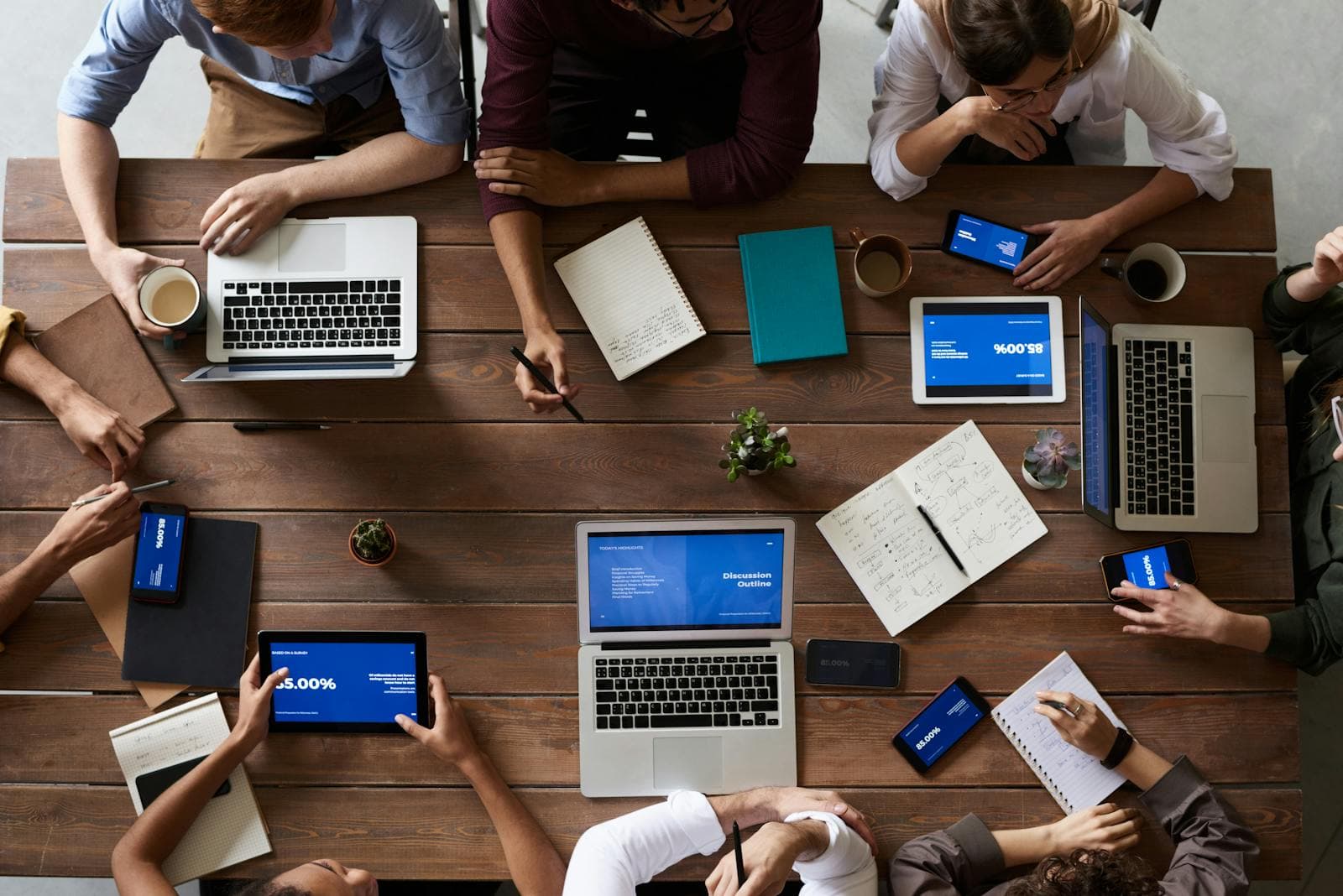 Creative agency team collaboration