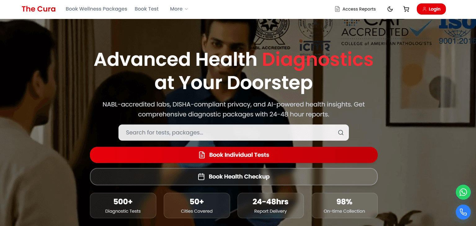 The Cura - thecura.co custom ecommerce website